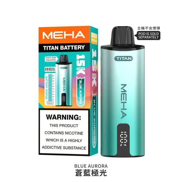 相容TITAN專用煙彈 MEHA魅嗨泰坦15000口換彈式主機 15ml巨量裝設備 台灣現貨秒發