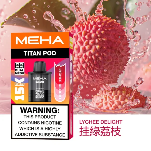 MEHA魅嗨TITAN泰坦 15000口專用煙彈 15ml巨量裝 Mesh網芯霧化怪獸定位 台灣現貨
