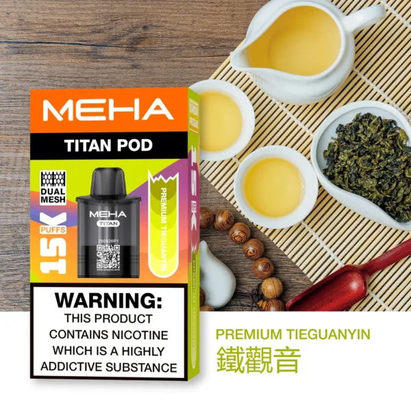 MEHA魅嗨TITAN泰坦 15000口專用煙彈 15ml巨量裝 Mesh網芯霧化怪獸定位 台灣現貨