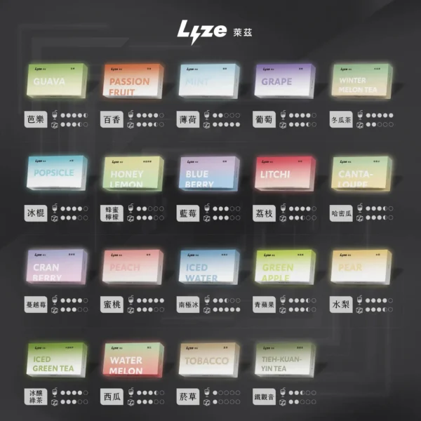 20260130154222_732_419_fed14e20-22fe-4502-8ae8-7253f587625d.webp Lyze萊茲 10000口專用煙彈 奢華大油量 強勁擊喉感 東京魔盒主機專用 台灣現貨秒發