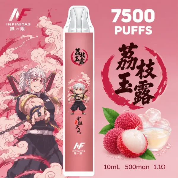 ChatGPT-Image-2026年9月6日-下午07_03_04.webp inf 無限 鬼滅之刃聯名 拋棄式 7500口 限量動漫動態塗裝機身 潮流收藏級高CP值一次性設備