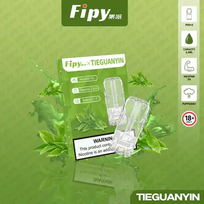 【買三贈主機】Fipy果派一代通用煙彈 2.2ml容量 3%尼古丁鹽 頂級陶瓷芯 全台現貨秒發