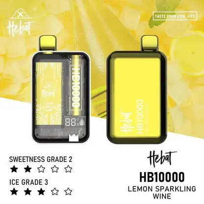 Hebat喜貝系列 10000口大容量拋棄式電子煙 15ml儲油艙替換系統 5%尼古丁鹽 台灣現貨