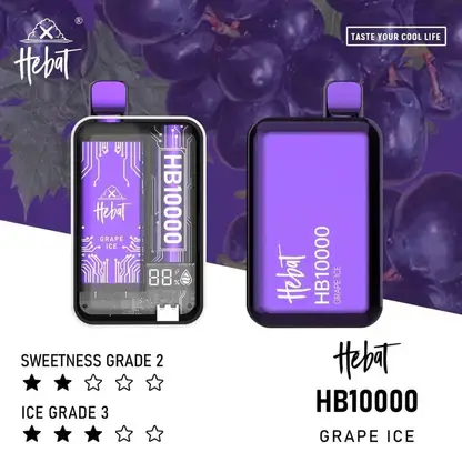 Hebat喜貝系列 10000口大容量拋棄式電子煙 15ml儲油艙替換系統 5%尼古丁鹽 台灣現貨
