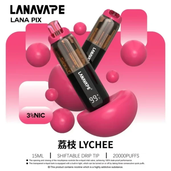 IMG_5315.webp LANA PIX 閃光彈20000口拋棄式電子煙 獨家可摺疊機身 3%尼古丁鹽爆汁口感高規格定位 台灣現貨