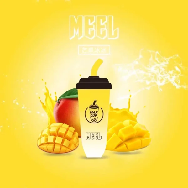 MEEL 奶茶杯 6000口大容量拋棄式電子煙  600mAh長效電力與智慧Type-C快充 3%順滑濃度