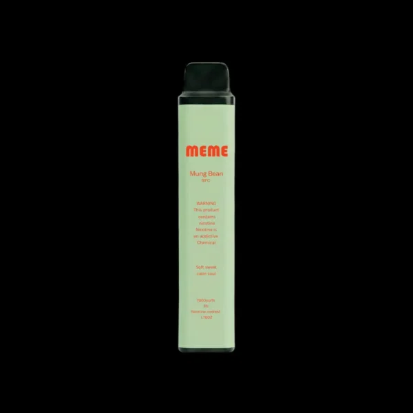 MEME-mung-bean.webp MEME韓國熱銷 7000口拋棄式電子煙 韓系調香極致絲滑 霧化細膩黃金配比定位 台灣現貨