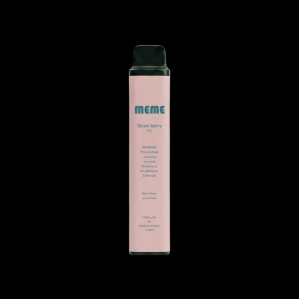 MEME-straw-berry.webp MEME韓國熱銷 7000口拋棄式電子煙 韓系調香極致絲滑 霧化細膩黃金配比定位 台灣現貨
