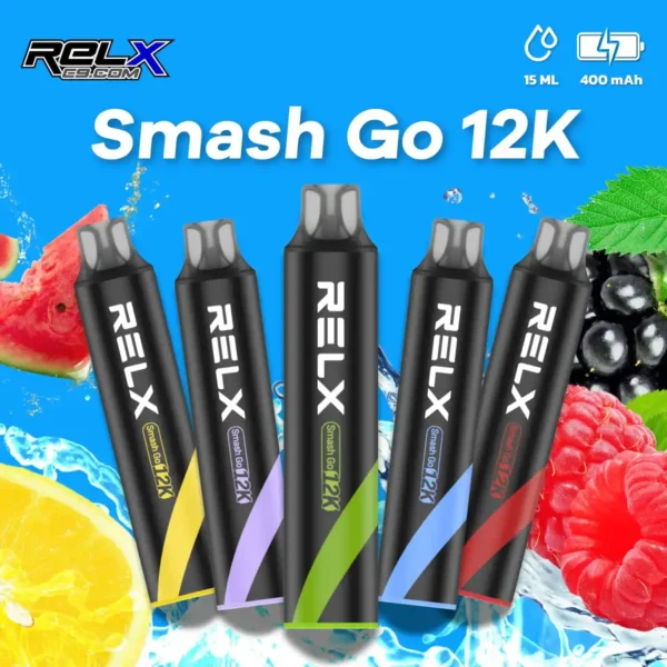Relx-Smash-Go-12K-v3-1 RELX Smash Go 12000口拋棄式電子煙 隨身大容量設備 400mAh穩壓續航 台灣現貨秒發