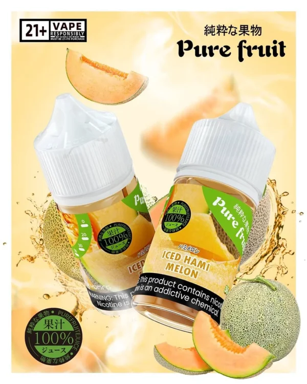 ef6e67_e90fe2a8170749b68ca9a19815e763demv2.webp Pure Fruit純粹果物煙油 日本原裝進口30mL 現榨果汁爆汁感高還原風味定位 台灣現貨