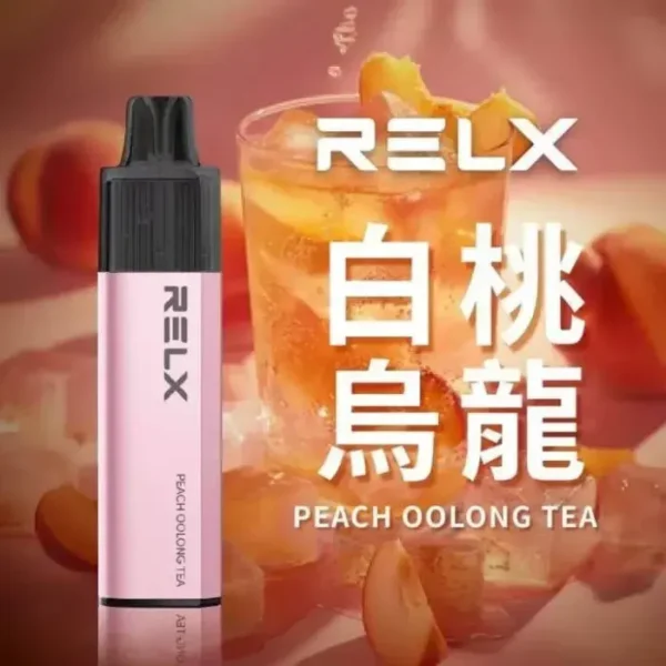 白桃乌龙-02.webp RELX悅刻GA 8000口拋棄式電子煙 隨身免充電設備 15ml煙油 1100mAh大電芯 台灣現貨