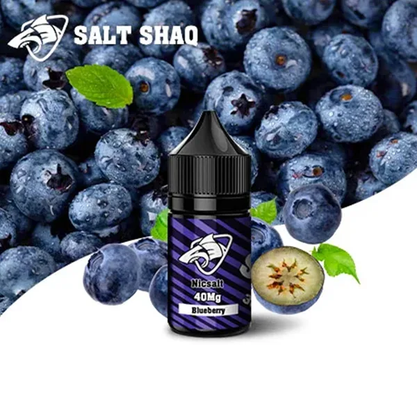 鯊克-煙油-藍莓 SALTSHAQ鯊克煙油 隨身小煙解癮神器 30ml極致爆爽涼感 40mg尼古丁鹽 台灣現貨秒發